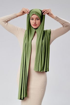 شال سبز زنانه ویسکون Sonbaharmoda - کد 935494072