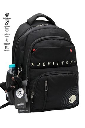 کوله پشتی مشکی زنانه ابعاد بزرگ Bevitton - کد 822691837