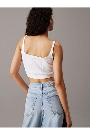 بلوز سفید زنانه ساده Calvin Klein - کد 936508267