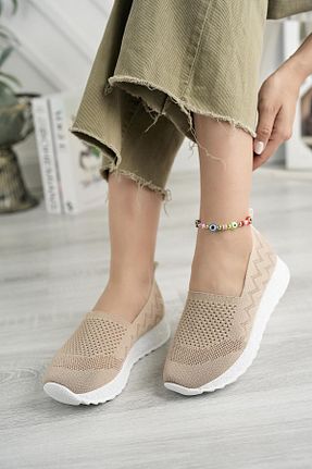 کفش پیاده روی بژ زنانه Nesil Shoes - کد 737328488