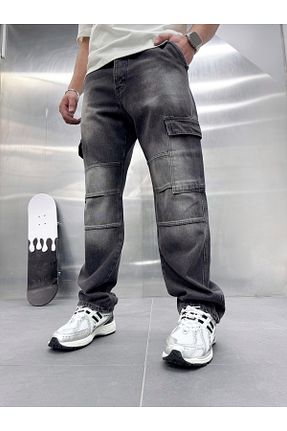 شلوار مشکی زنانه پنبه ای Deep Black Jeans - کد 935515580