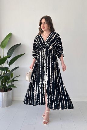 لباس مشکی زنانه بافتنی MaziButik - کد 935512093