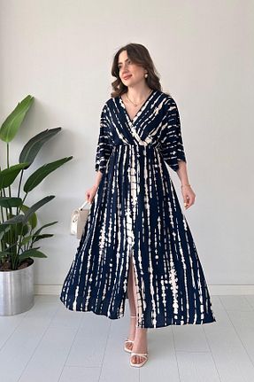 لباس سرمه ای زنانه بافتنی MaziButik - کد 935512004