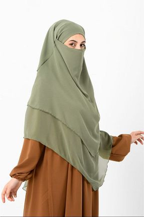 روسری خاکی شیفون Rana - کد 935550113