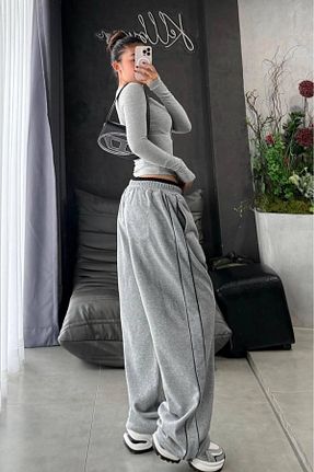 شلوار طوسی زنانه پنبه ای DEEFWEAR - کد 935550576
