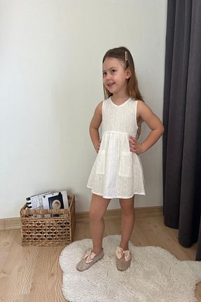 لباس سفید بچه گانه بافتنی ÖYKÜ KİDS - کد 936512074