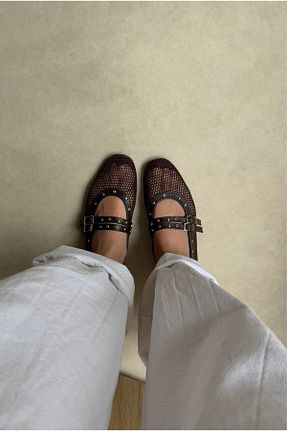 بابت قهوه ای زنانه چرم مصنوعی Mupa Shoes - کد 935548458