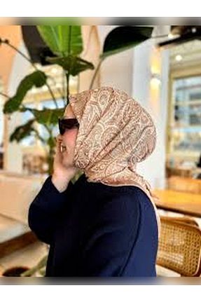 روسری قهوه ای 90 x 90 locella - کد 935547283