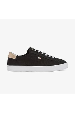 کفش اسنیکر مشکی زنانه بند دار Tommy Hilfiger - کد 901396106