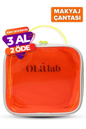 کیف آرایش نارنجی OlaLab - کد 765383824