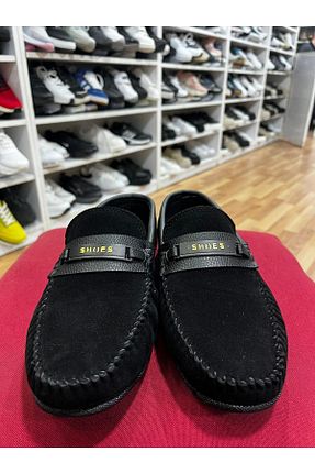 کفش کلاسیک مشکی مردانه چرم مصنوعی emin kundura - کد 935654084