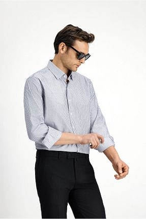 پیراهن سفید مردانه رگولار Kiğılı - کد 932918619