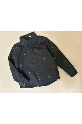 پیراهن مشکی بچه گانه Relaxed SANTRALBEBE - کد 935728231