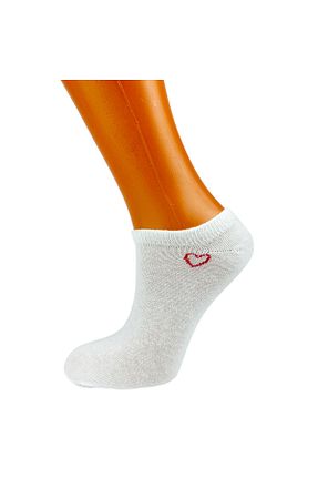 جوراب سفید زنانه پنبه ای JUST SOCKS - کد 935681287