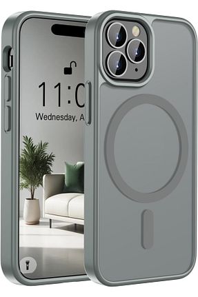 کاور و قاب طوسی iPhone 15 Pro Fibaks - کد 796612276