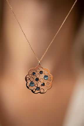 گردنبند نقره صورتی زنانه 925 عیار Ninova Silver - کد 935796670