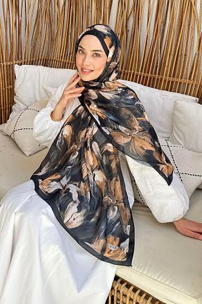 شال مشکی زنانه پنبه ای lamelif - کد 935907168