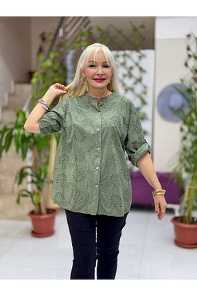 بلوز سفید زنانه رگولار Punta Otantik - کد 935944618