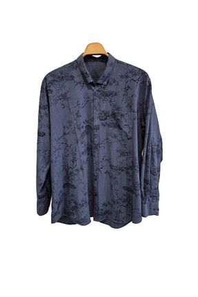 پیراهن سایز بزرگ سرمه ای مردانه سایز بزرگ Vessimo - کد 935791077