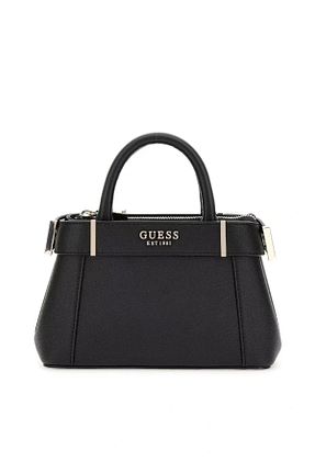 کیف دوشی مشکی زنانه چرم مصنوعی Guess - کد 905844044