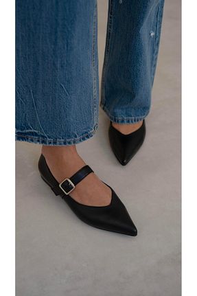 بابت مشکی زنانه چرم خالص ECENİN BUTİĞİ - کد 935947838