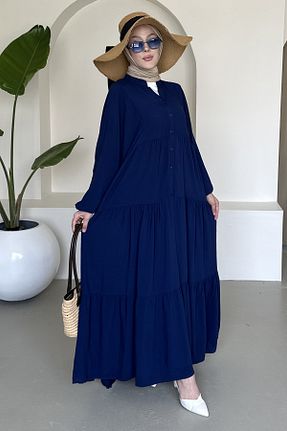 لباس سرمه ای زنانه بافتنی Saklı Butik - کد 936623879