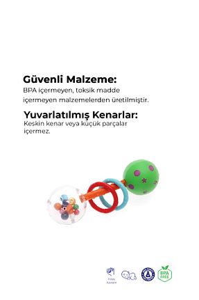 دندان گیر و جغجغه بژ baby toys - کد 826028517