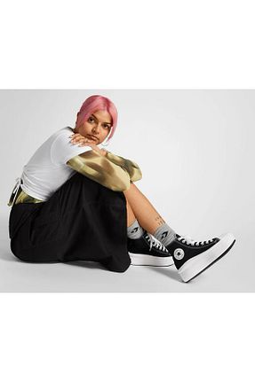 کفش پیاده روی مشکی زنانه پارچه ای Converse - کد 841271576