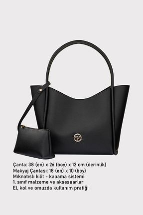 کیف دوشی مشکی زنانه چرم مصنوعی Garbalia - کد 901883282