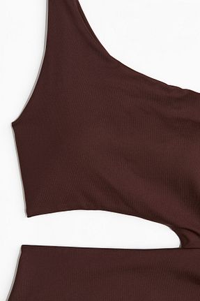 مایو قهوه ای زنانه پلی آمید H&M - کد 935953429