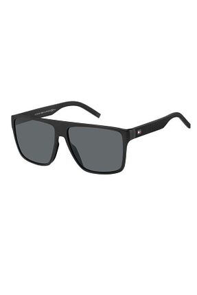 عینک آفتابی طوسی مردانه UV400 Tommy Hilfiger - کد 48411507