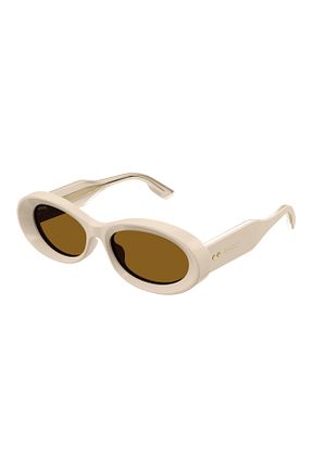 عینک آفتابی بژ زنانه UV400 Gucci - کد 858154429