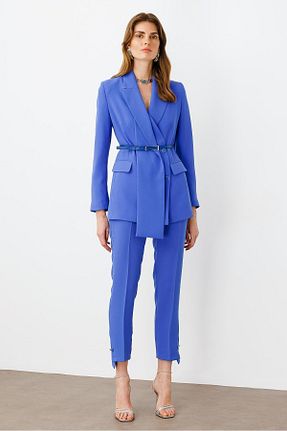 کت سرمه ای زنانه رگولار Moda İlgi - کد 935880665