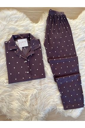 ست لباس راحتی مشکی زنانه Kalp Pijamacs - کد 826045524