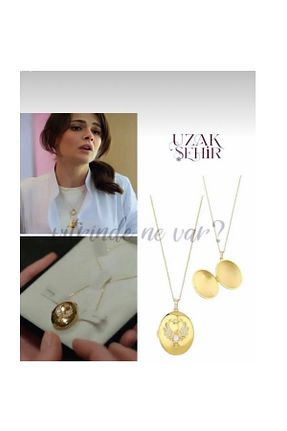 گردنبند استیل ( فولاد ) زرد استیل (فولاد) HAZEL BİJOUX - کد 935886436