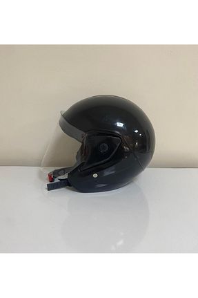 کلاه ایمنی موتور سواری مشکی Açık Kasklar motocesas - کد 935908660