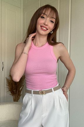 بادی صورتی زنانه یقه U Dilay Gökoğlu Butik - کد 935945851