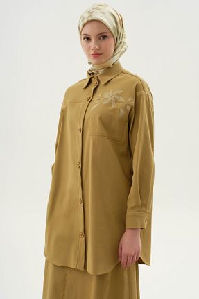 پیراهن حجاب سبز زنانه رگولار Tuğba - کد 935941906