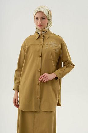پیراهن حجاب سبز زنانه رگولار Tuğba - کد 935941906