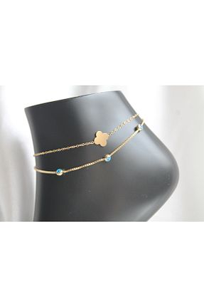 خلخال جواهر زرد زنانه TEDDY JEWELLRY - کد 935943659