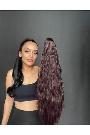 کلاه گیس زرشکی زنانه Suzan Peruk - کد 935938838