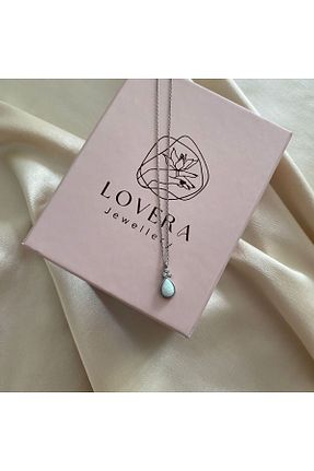 گردنبند نقره سفید زنانه 925 عیار Lovera Jewellery - کد 781667303
