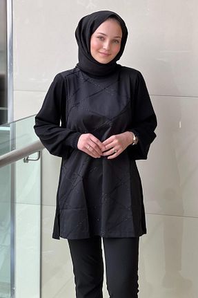 تونیک مشکی زنانه بافتنی Nuss - کد 928961533