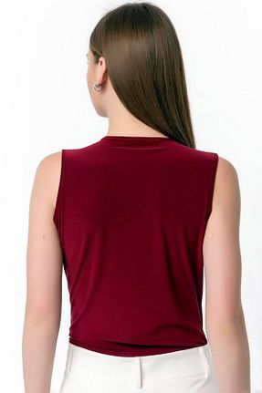 بلوز قرمز زنانه ساده POLEXP - کد 936001292