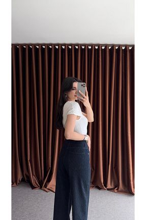 شلوار جین رنگی زنانه پاچه گشاد HAZELANNA - کد 935993663