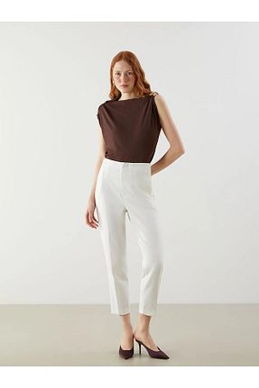 بلوز قهوه ای زنانه ساده LC Waikiki - کد 935999840