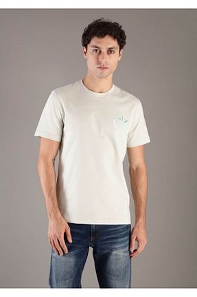 تیشرت بژ مردانه رگولار Calvin Klein - کد 936009875