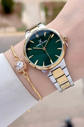 ساعت مچی طلائی زنانه 36-40 میلی متر Daniel Klein - کد 216900188