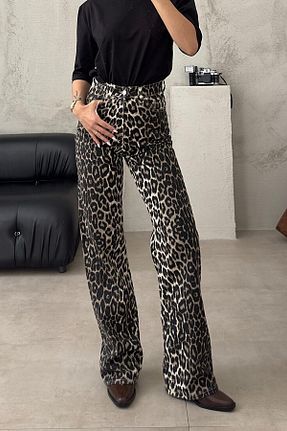 شلوار جین مشکی زنانه پاچه گشاد studio fashion 1988 - کد 936182037