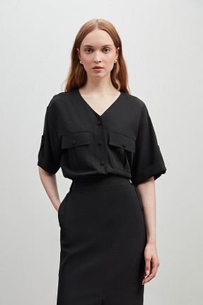 پیراهن مشکی زنانه Fitted Shn - کد 936101417